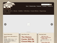 Tablet Screenshot of goodhuecountyhistory.org